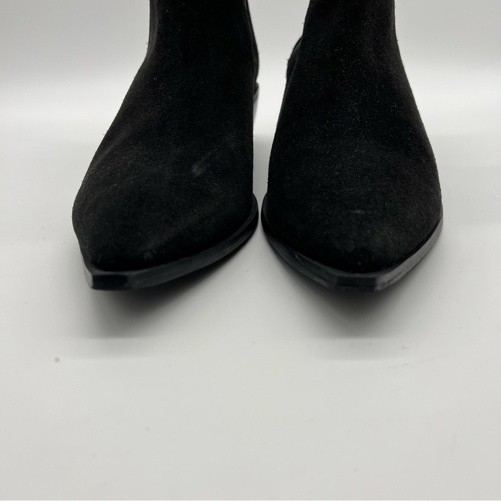 Sey Collection‎ Pointed Toe Suede Black Boots - Picture 8 of 10